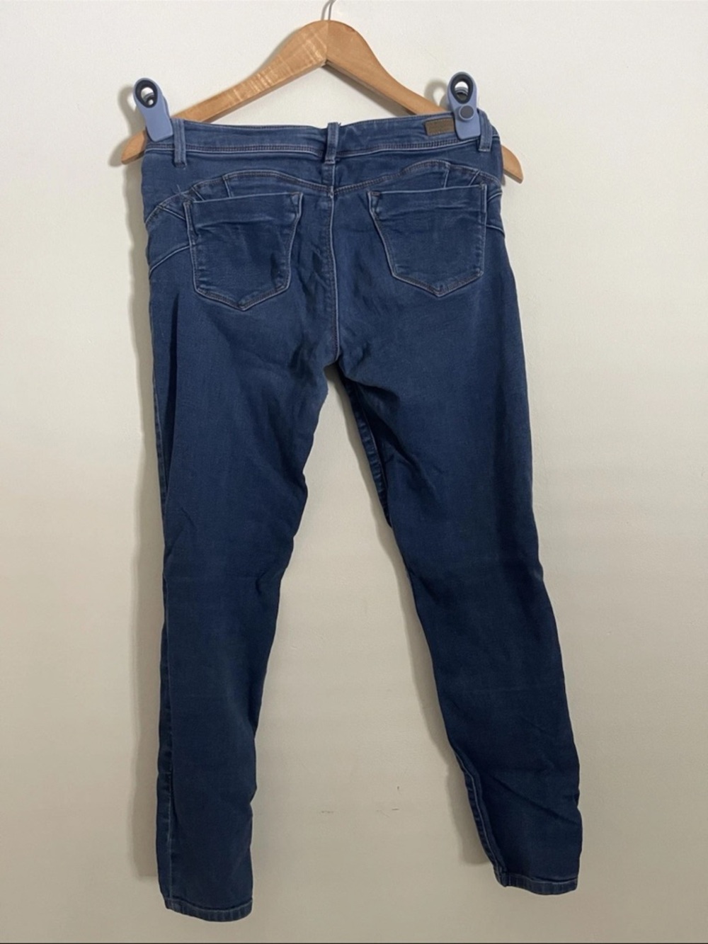 Slim Dark Indigo Women's Skinny Jeans - Picture 2 of 3